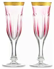2 бокала для шампанского Moser Lady Hamilton Champagne Rose Gold 140 мл (арт 15011/ROG2) Бокалы